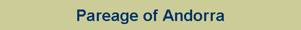 Pareage of Andorra