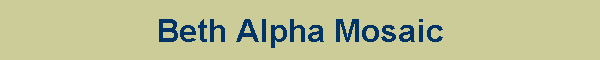 Beth Alpha Mosaic