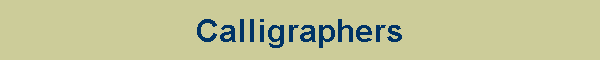 Calligraphers