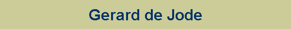 Gerard de Jode
