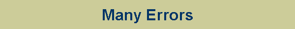 Many Errors