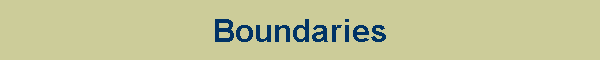 Boundaries