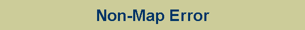 Non-Map Error