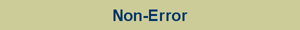 Non-Error
