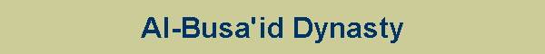 Al-Busa'id Dynasty