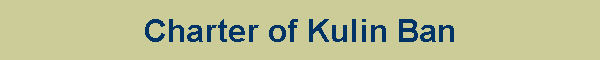 Charter of Kulin Ban