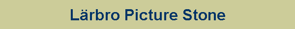 L�rbro Picture Stone