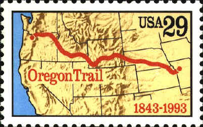 oregon trail map 1843 1993