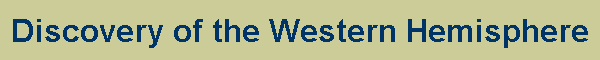 Discovery of the Western Hemisphere