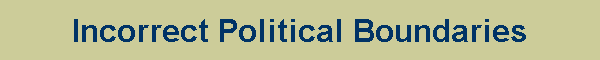 Incorrect Political Boundaries