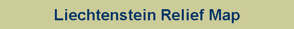 Liechtenstein Relief Map