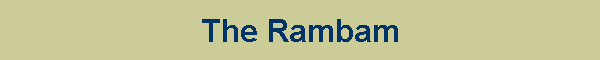 The Rambam