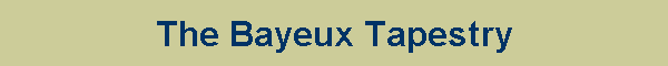 The Bayeux Tapestry
